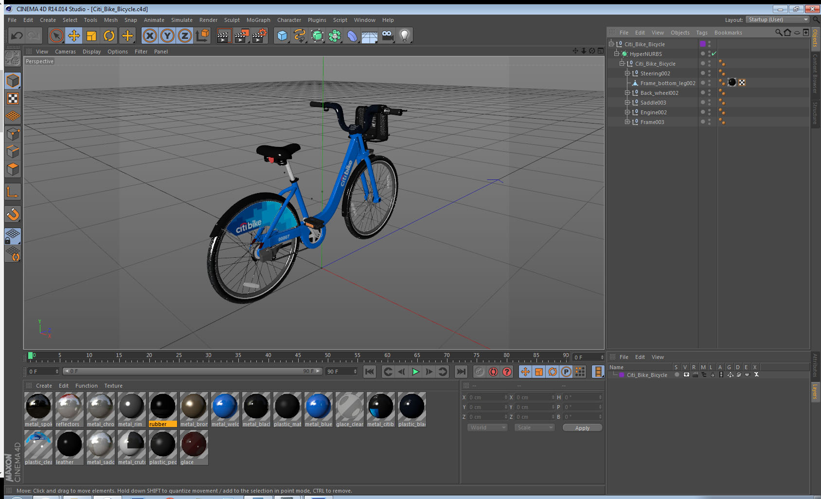 Citi Bike Bicycle 3D