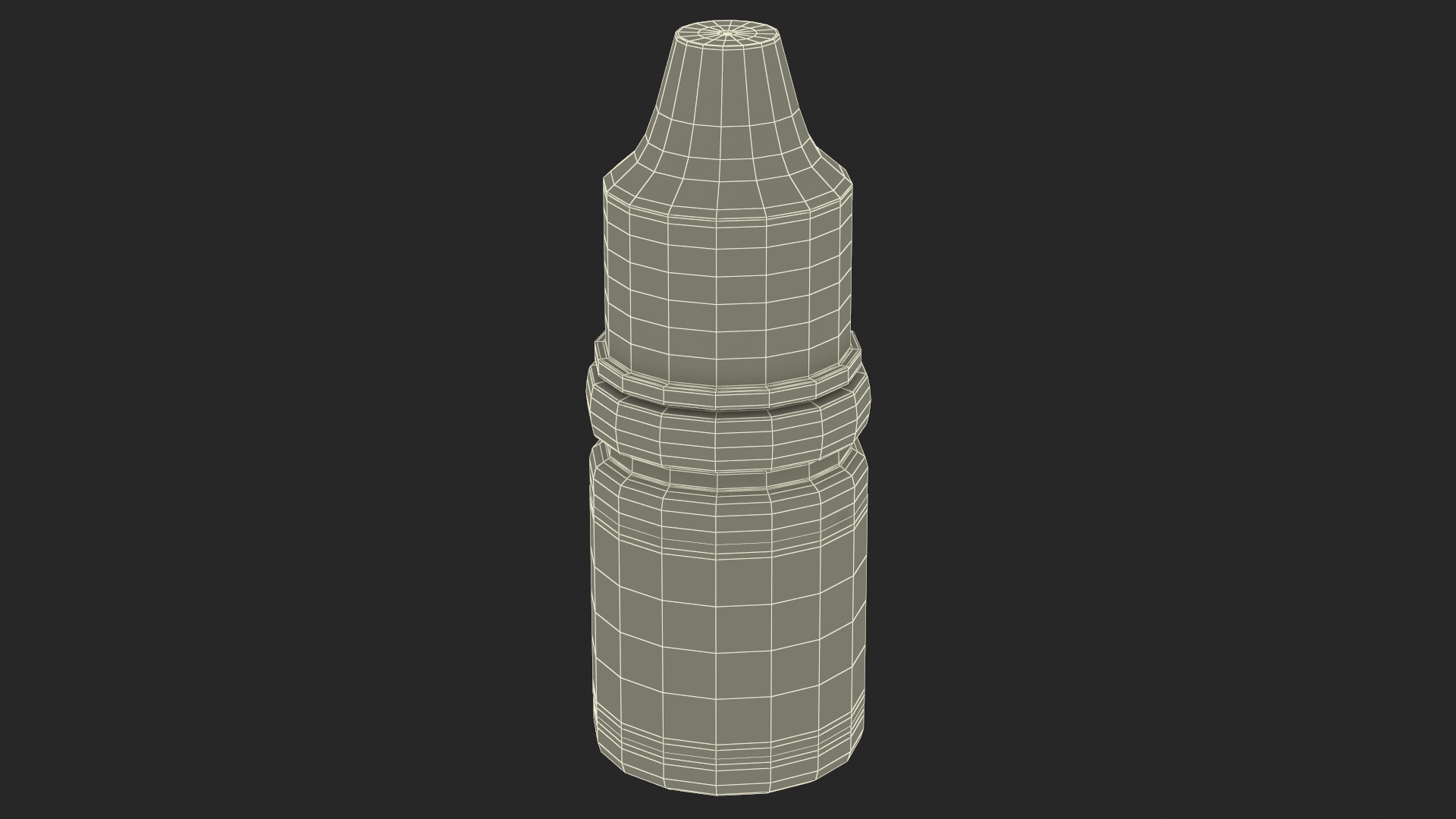 3D Medical Drops Bottle 5ml Mockup