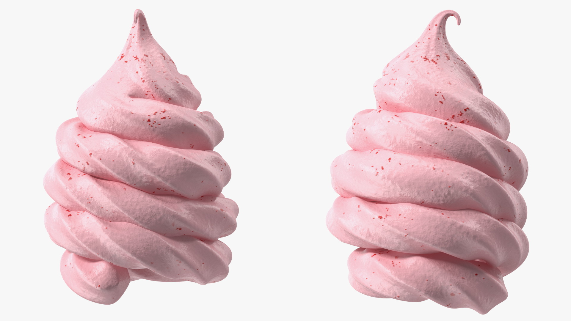 3D Ice Cream Pink Top model