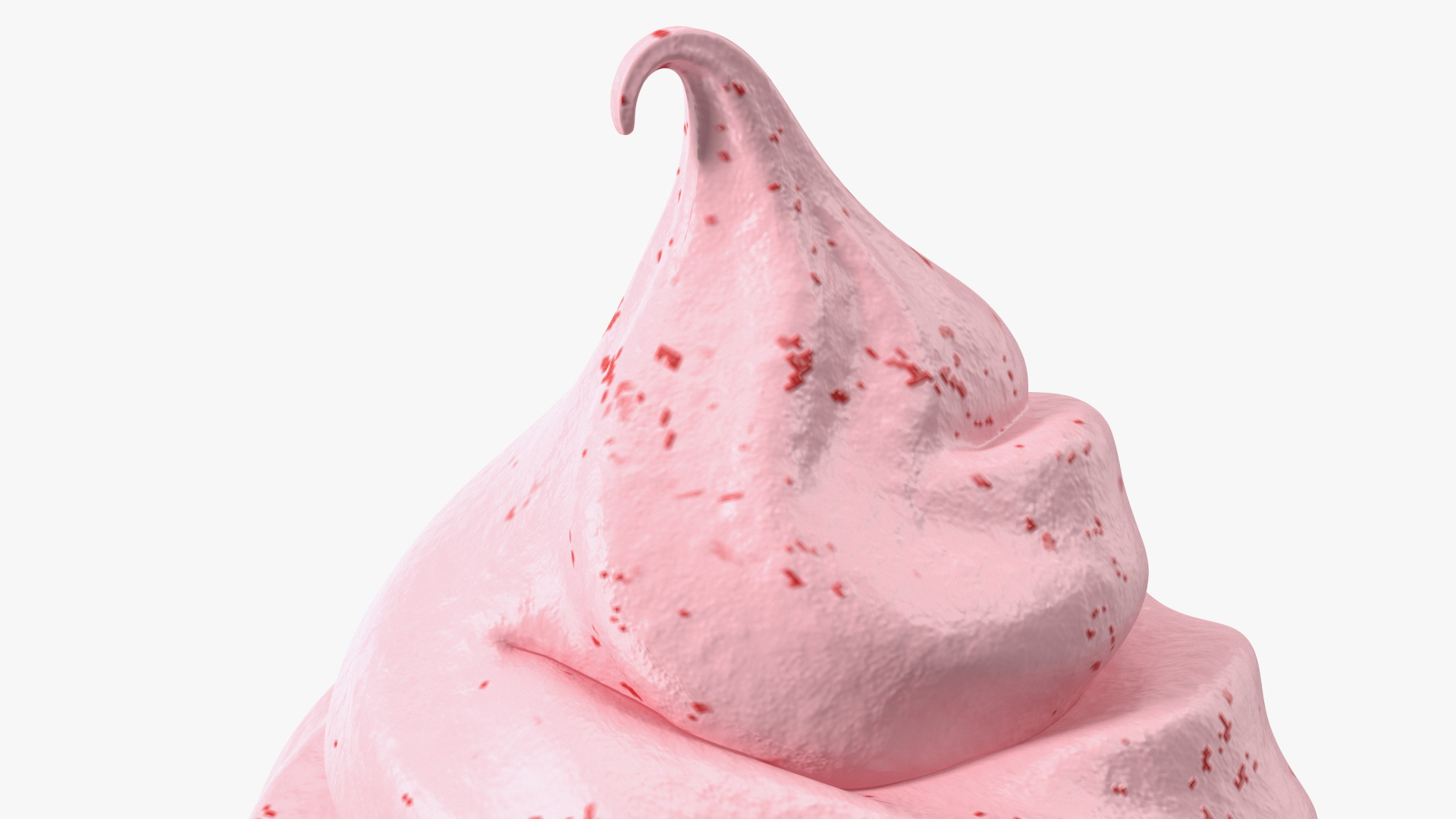3D Ice Cream Pink Top model