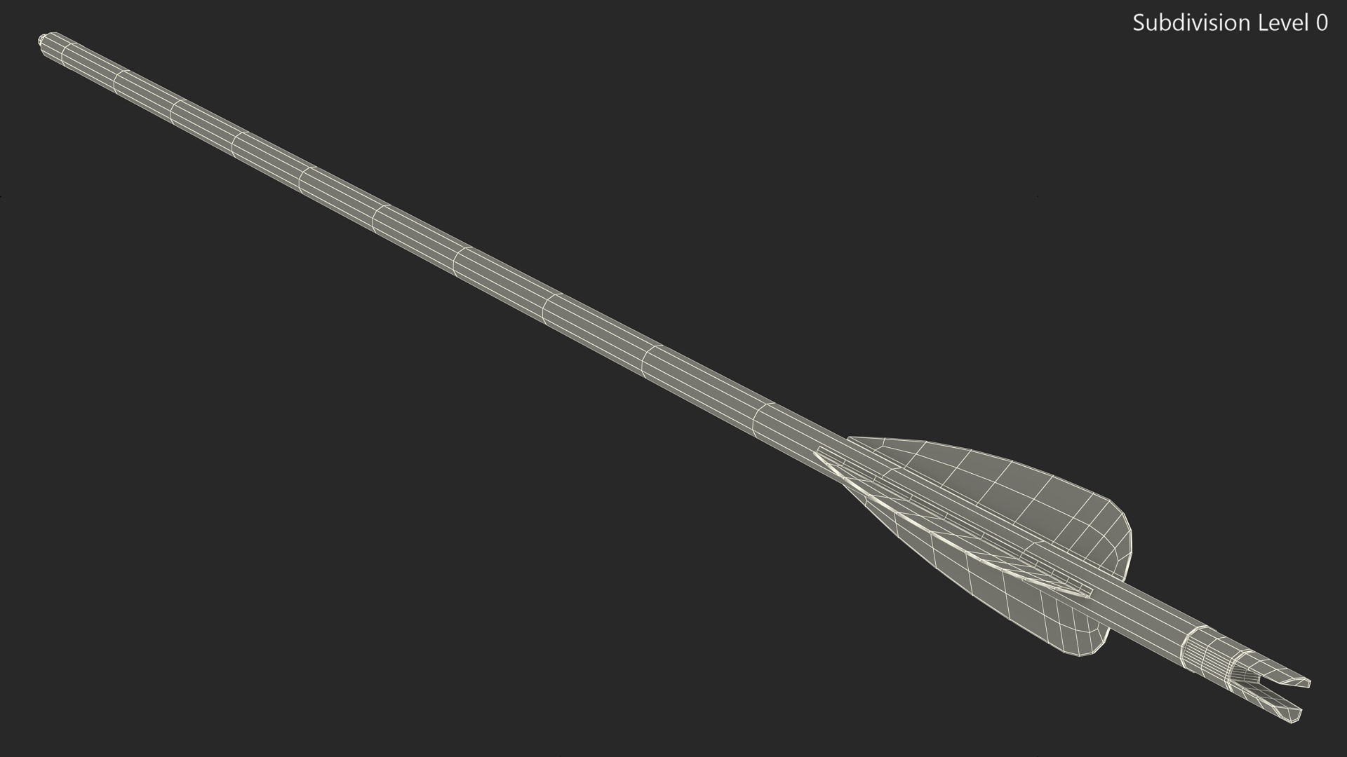 3D model Hunting Carbon Arrow Eomesette