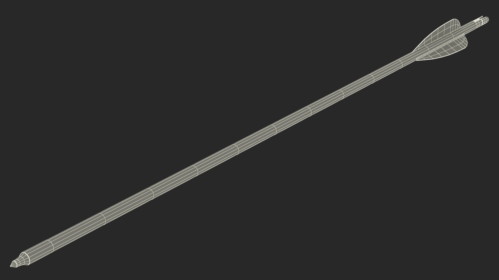 3D model Hunting Carbon Arrow Eomesette