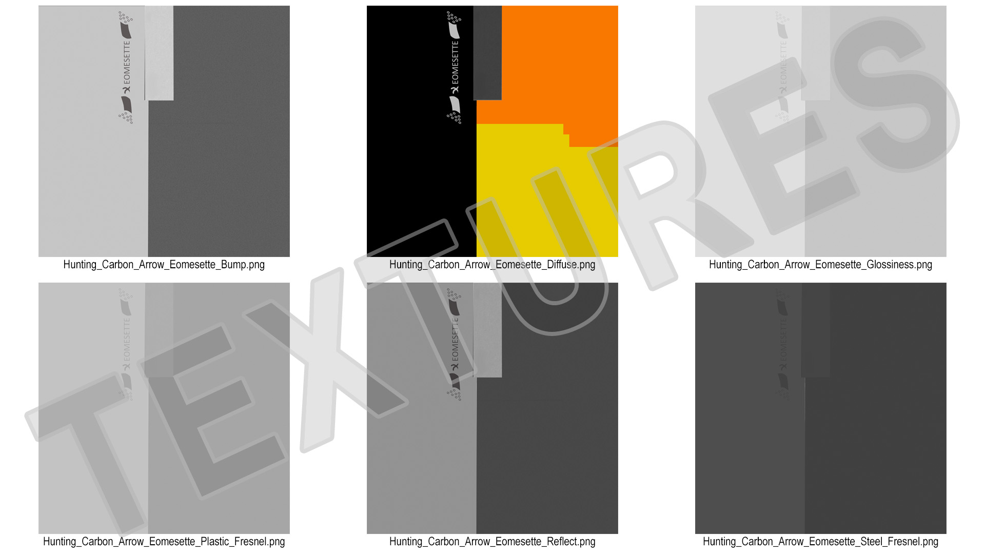 3D model Hunting Carbon Arrow Eomesette