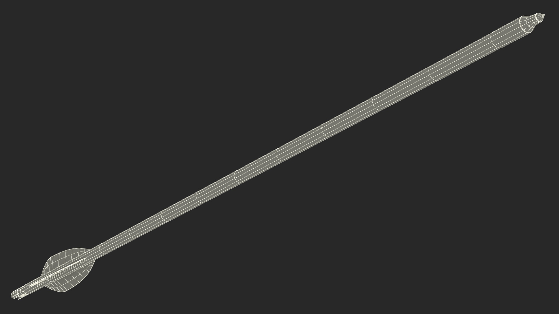 3D model Hunting Carbon Arrow Eomesette
