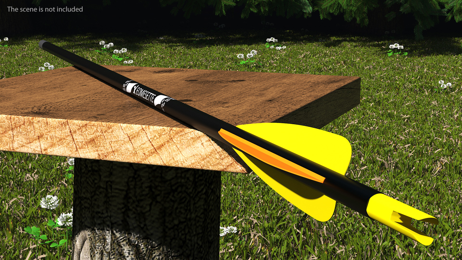 3D model Hunting Carbon Arrow Eomesette