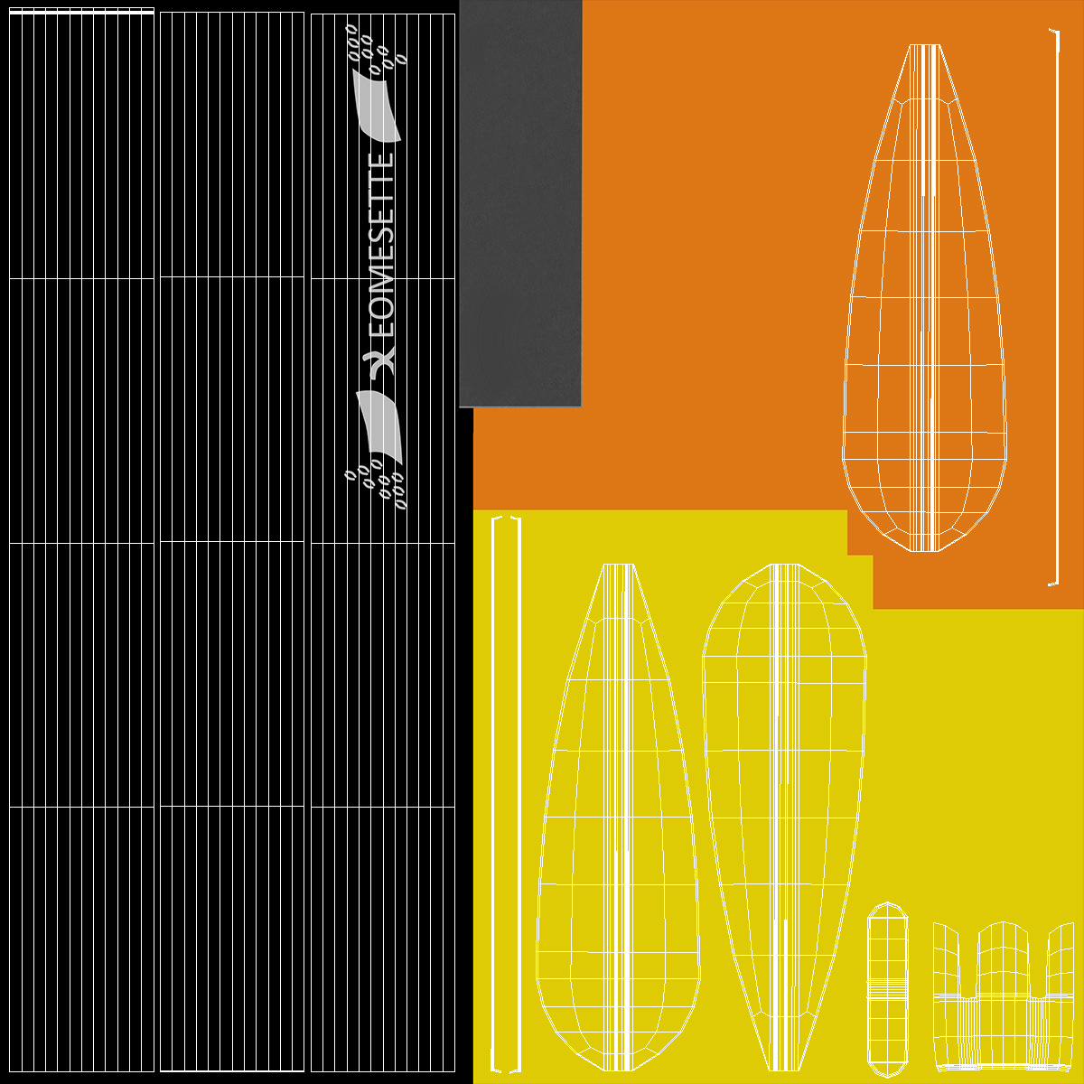3D model Hunting Carbon Arrow Eomesette
