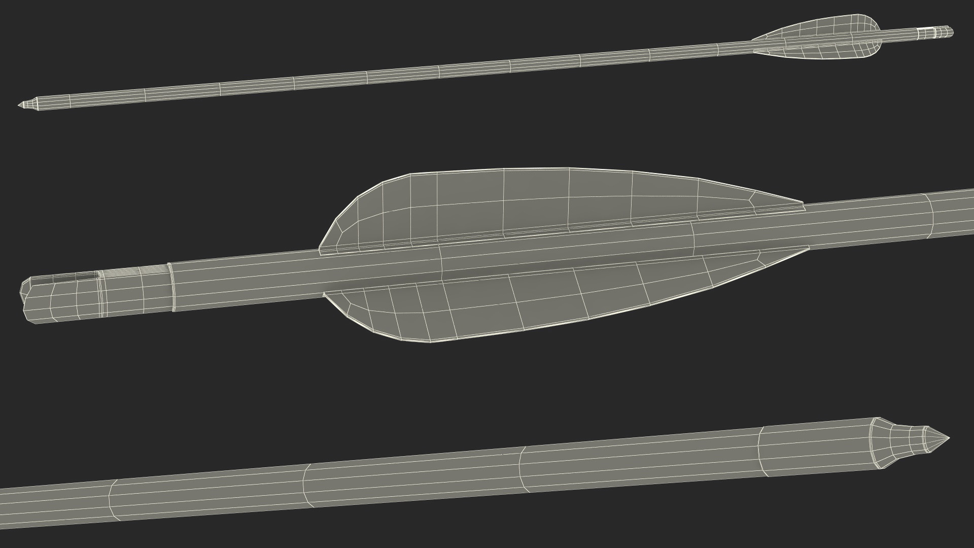 3D model Hunting Carbon Arrow Eomesette
