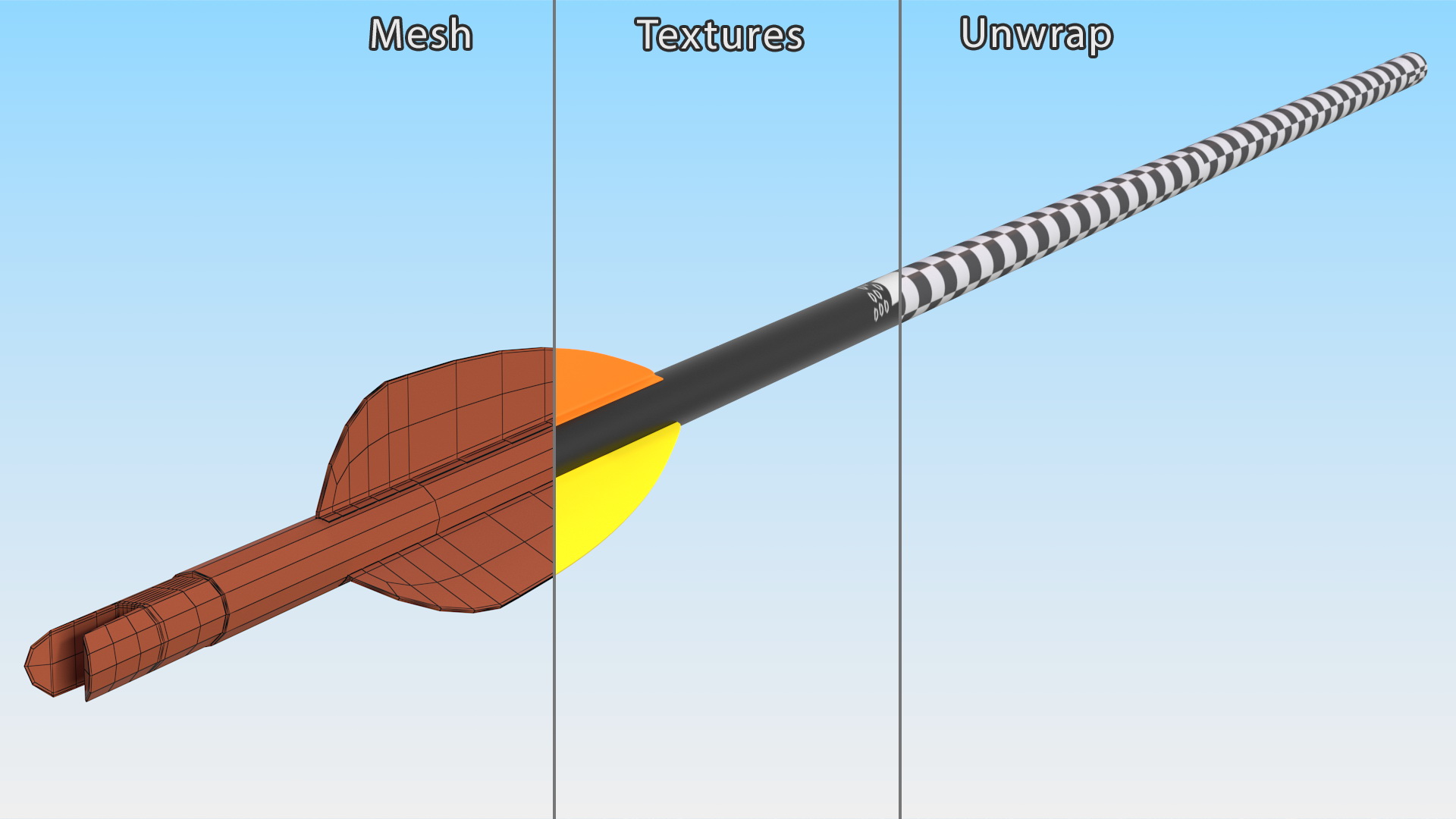 3D model Hunting Carbon Arrow Eomesette