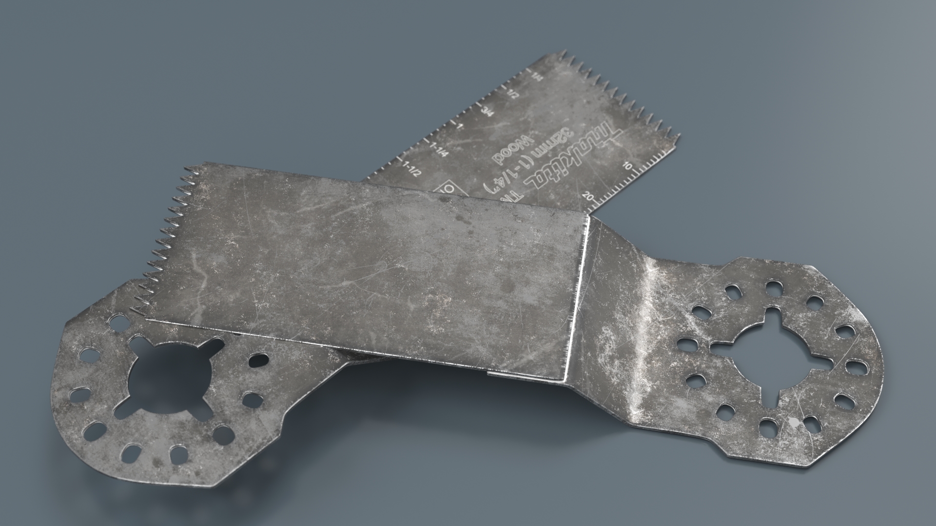 3D Oscillating Saw Blade Used