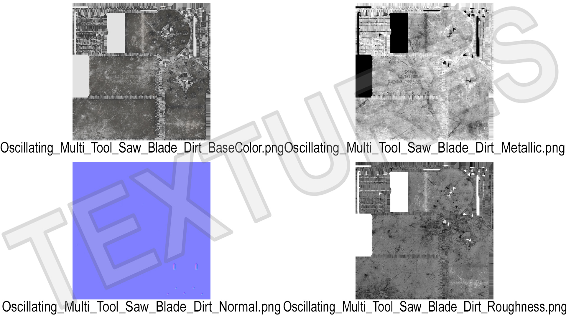 3D Oscillating Saw Blade Used
