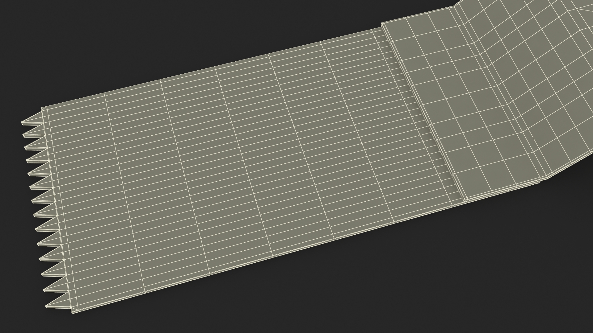 3D Oscillating Saw Blade Used