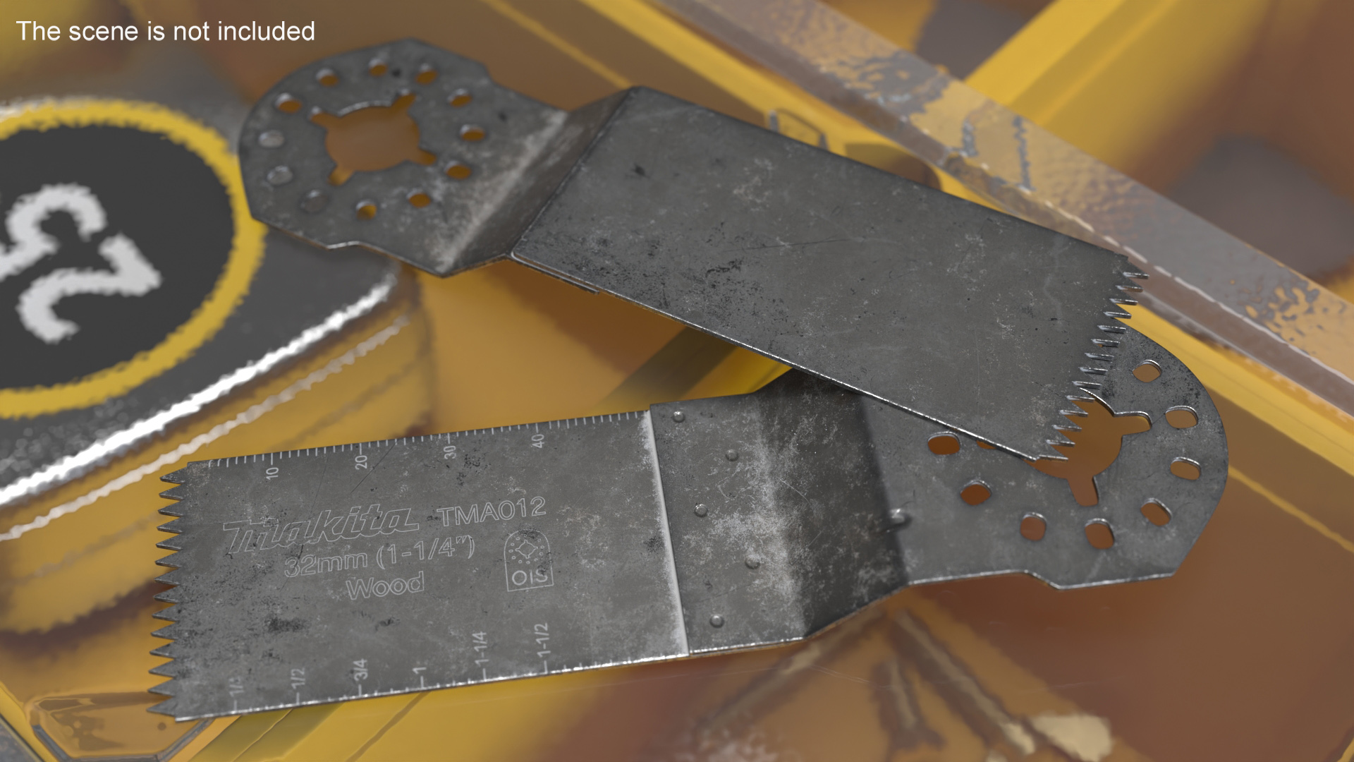 3D Oscillating Saw Blade Used