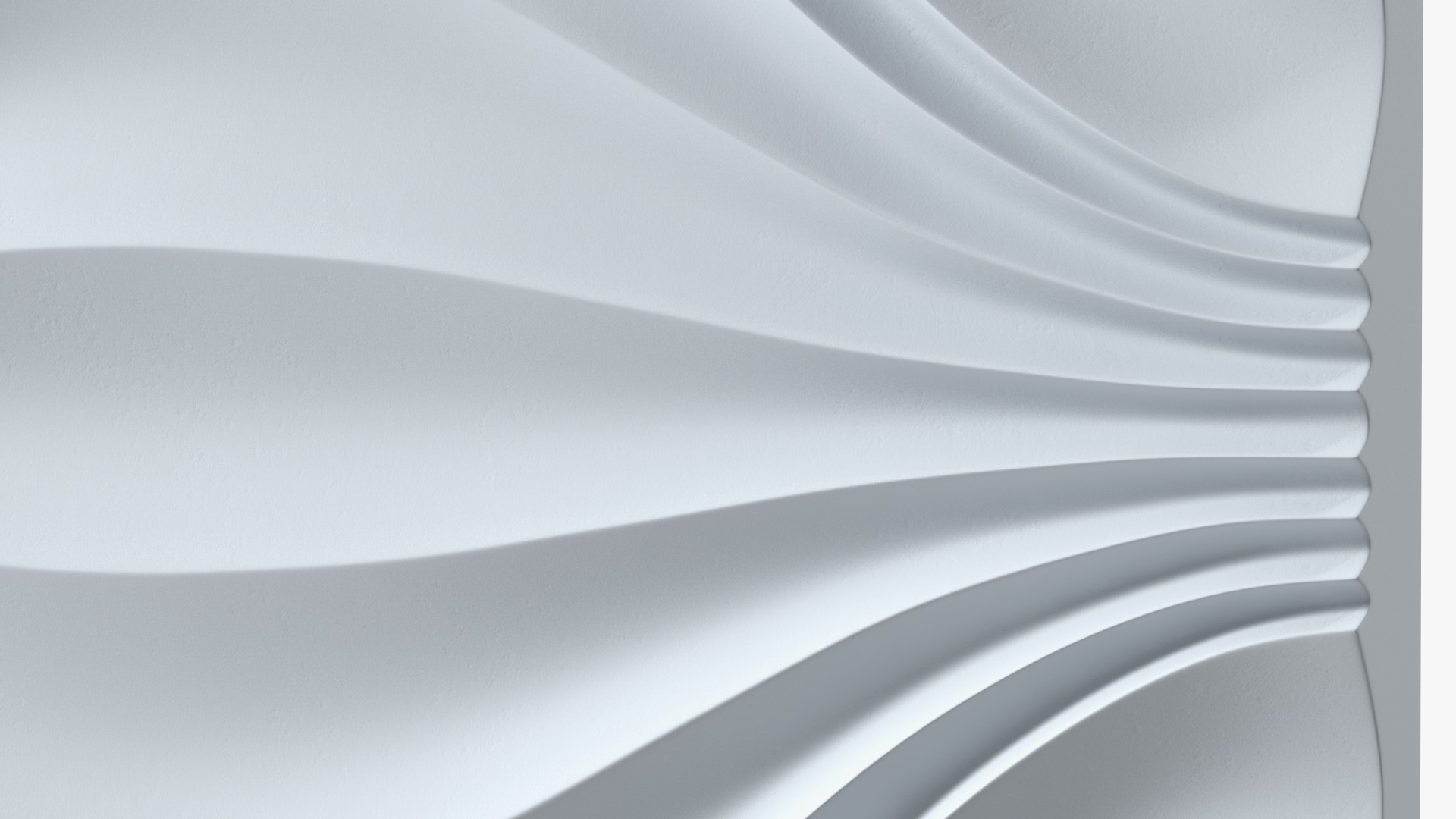 3D model 3D Wall Panel Circular Wave Ceramic