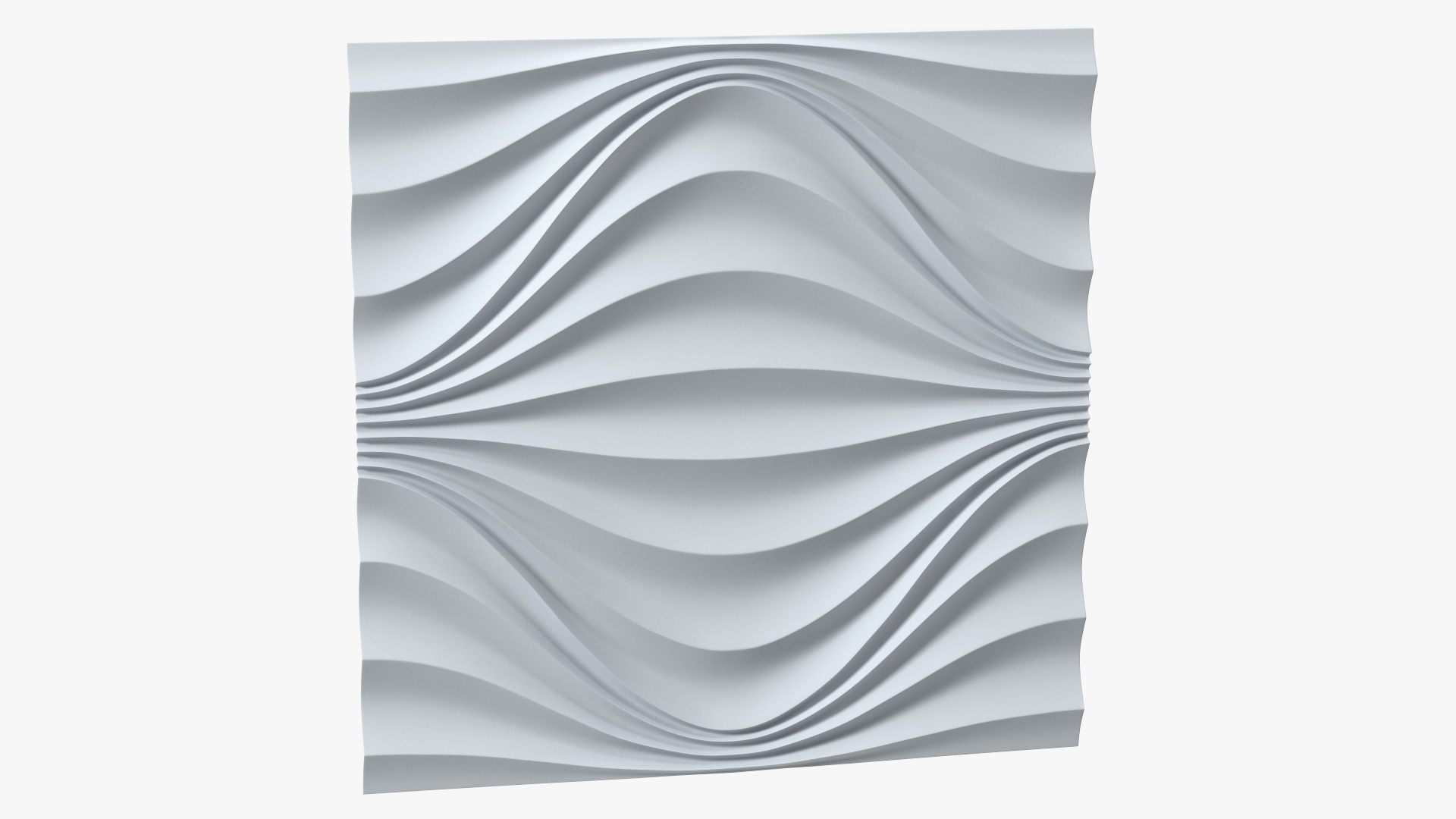 3D model 3D Wall Panel Circular Wave Ceramic