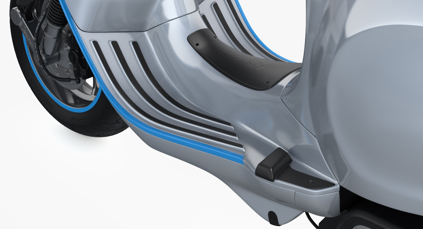 3D model Vespa Elettrica 2019 Scooter Rigged