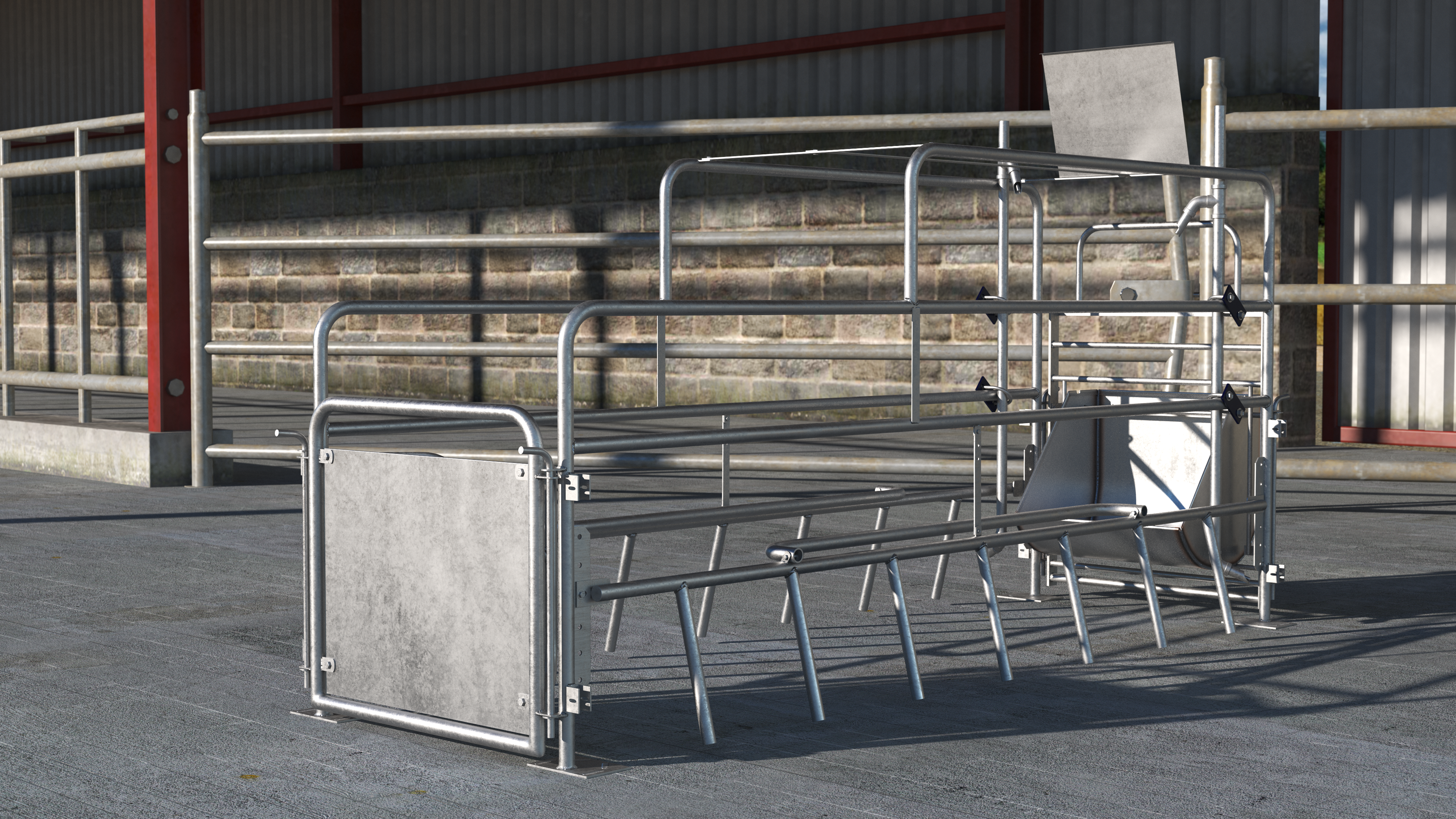 Sow Farrowing Crate Empty, view 4