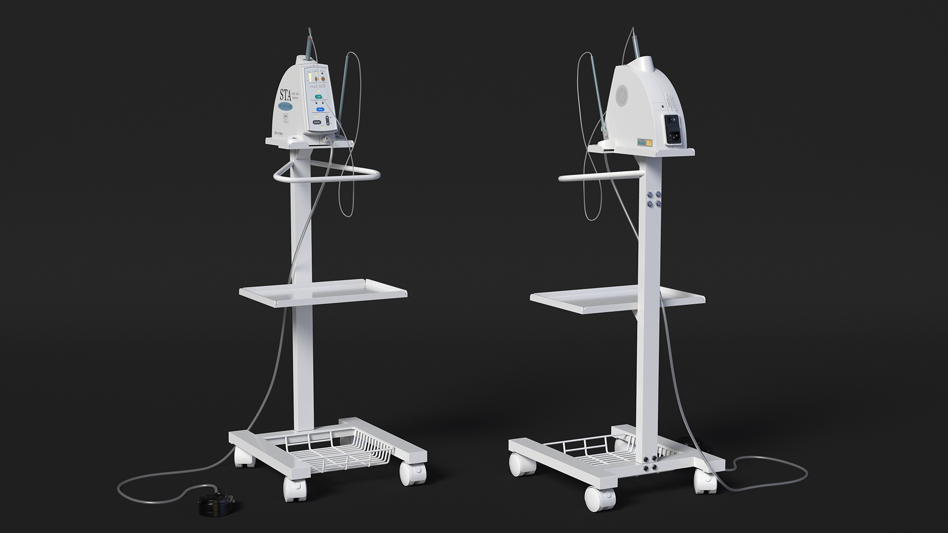 3D Single Tooth Anesthesia STA System on Stand model