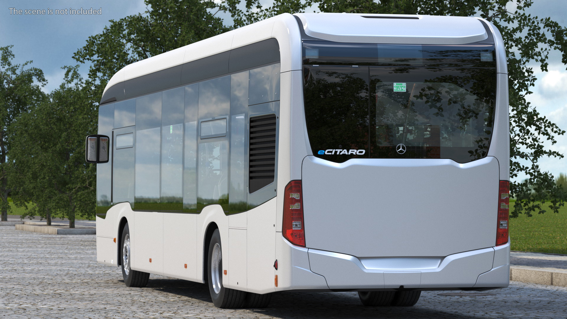 3D model Mercedes-Benz eCitaro Three Doors Rigged