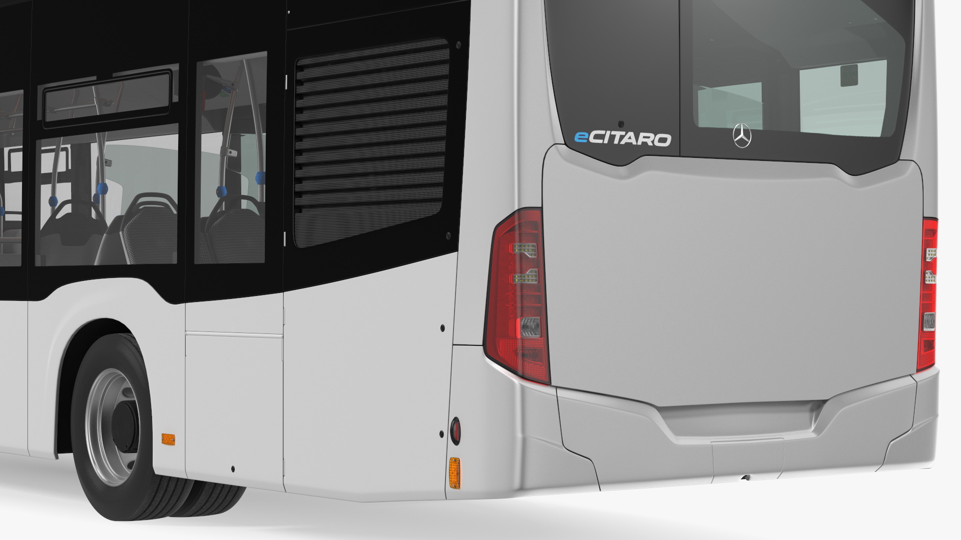 3D model Mercedes-Benz eCitaro Three Doors Rigged