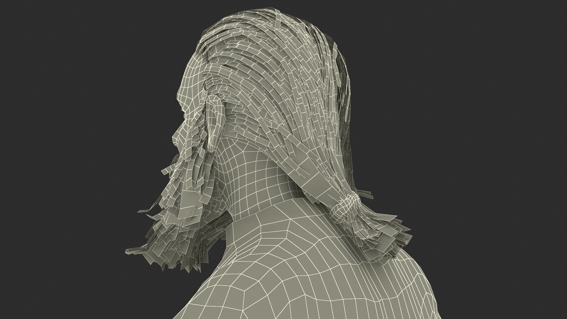 3D model Orthodox Church Monk Wearing Robe A-Pose