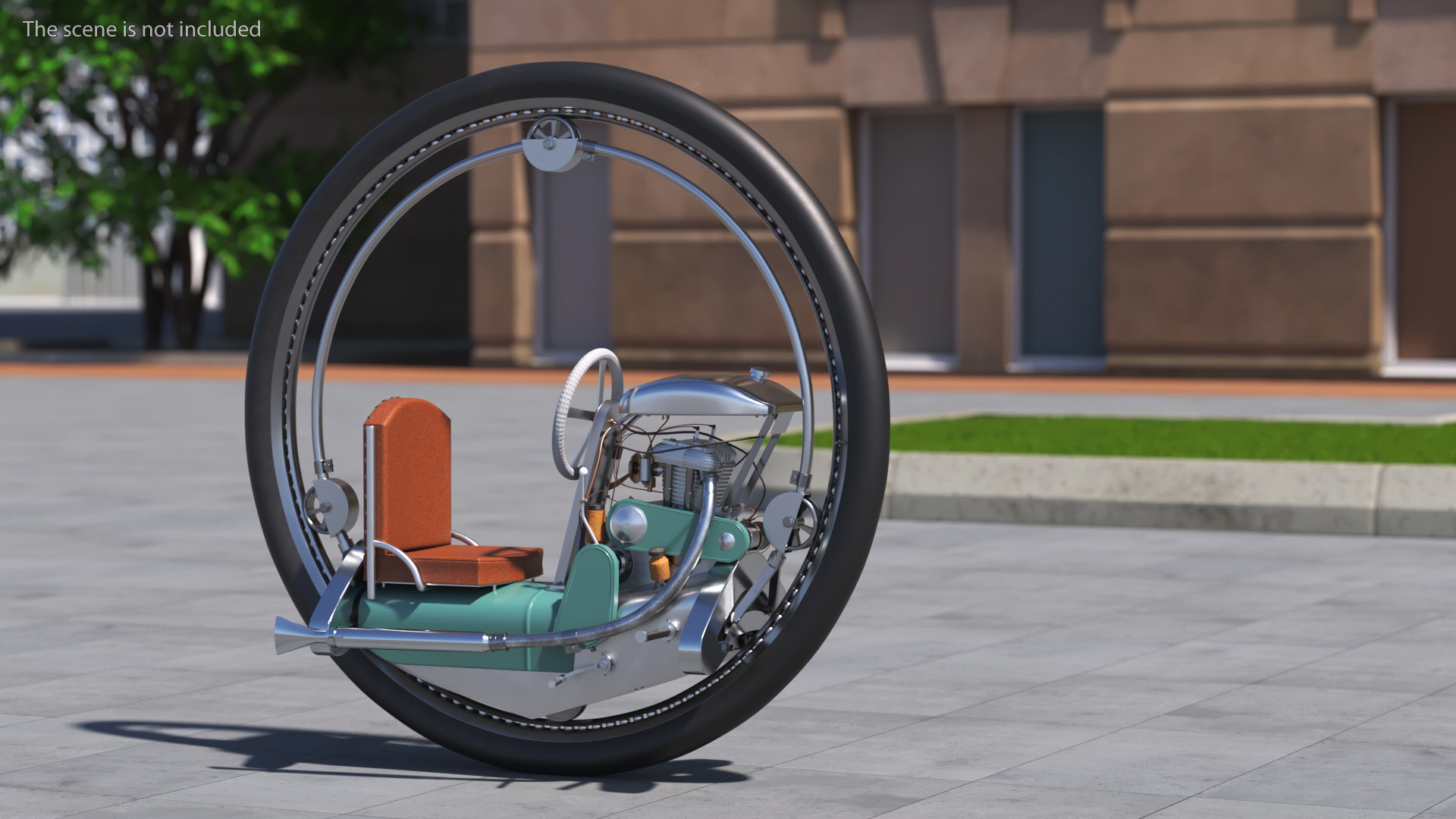 Classic Motorized Monowheel 3D