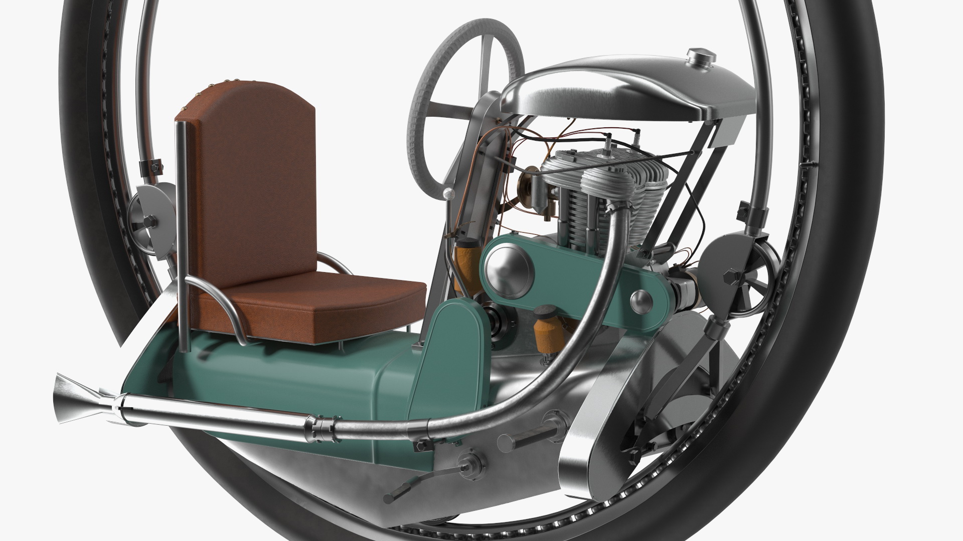 Classic Motorized Monowheel 3D