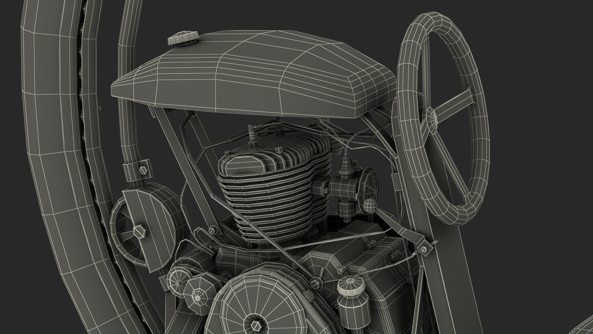 Classic Motorized Monowheel 3D
