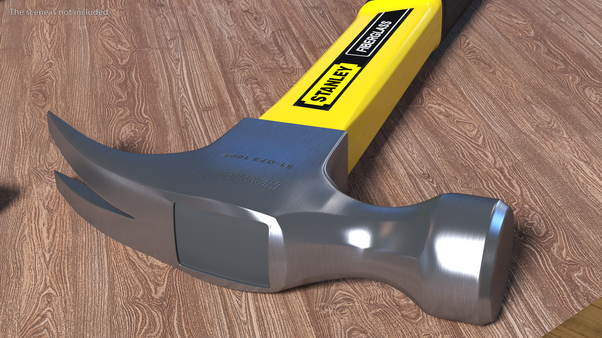Hammer Stanley with Fiberglass Handle 3D