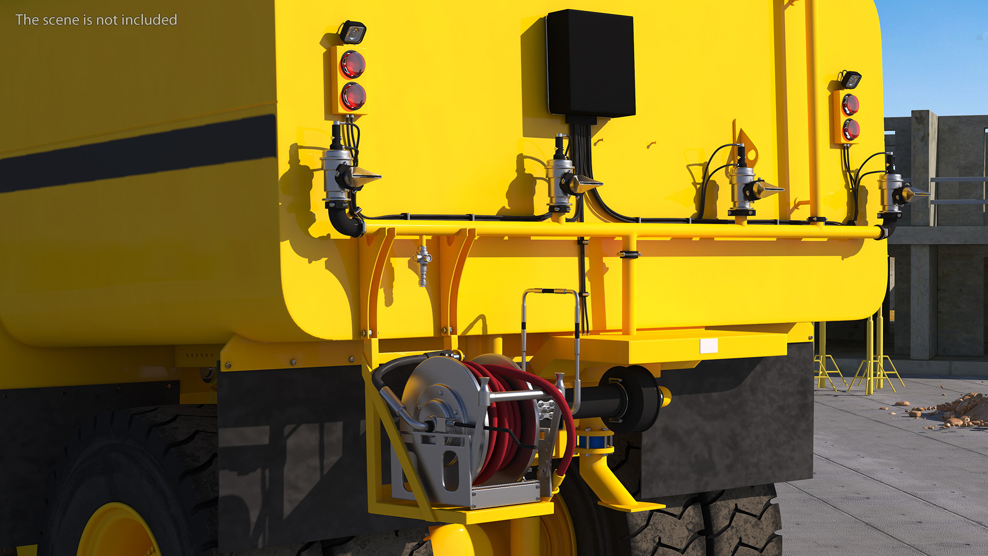 3D model Big Water Truck