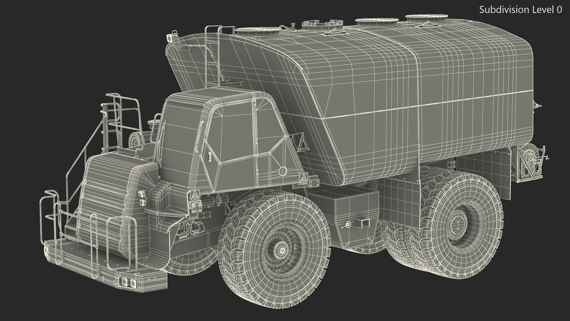 3D model Big Water Truck