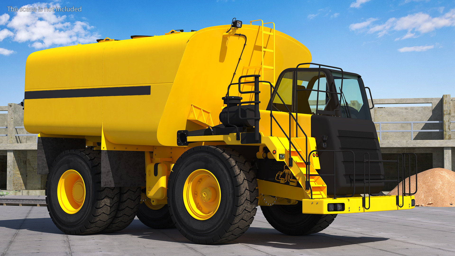 3D model Big Water Truck