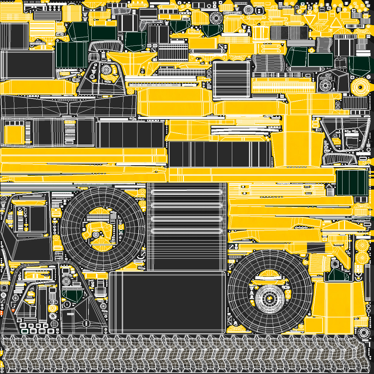 3D model Big Water Truck