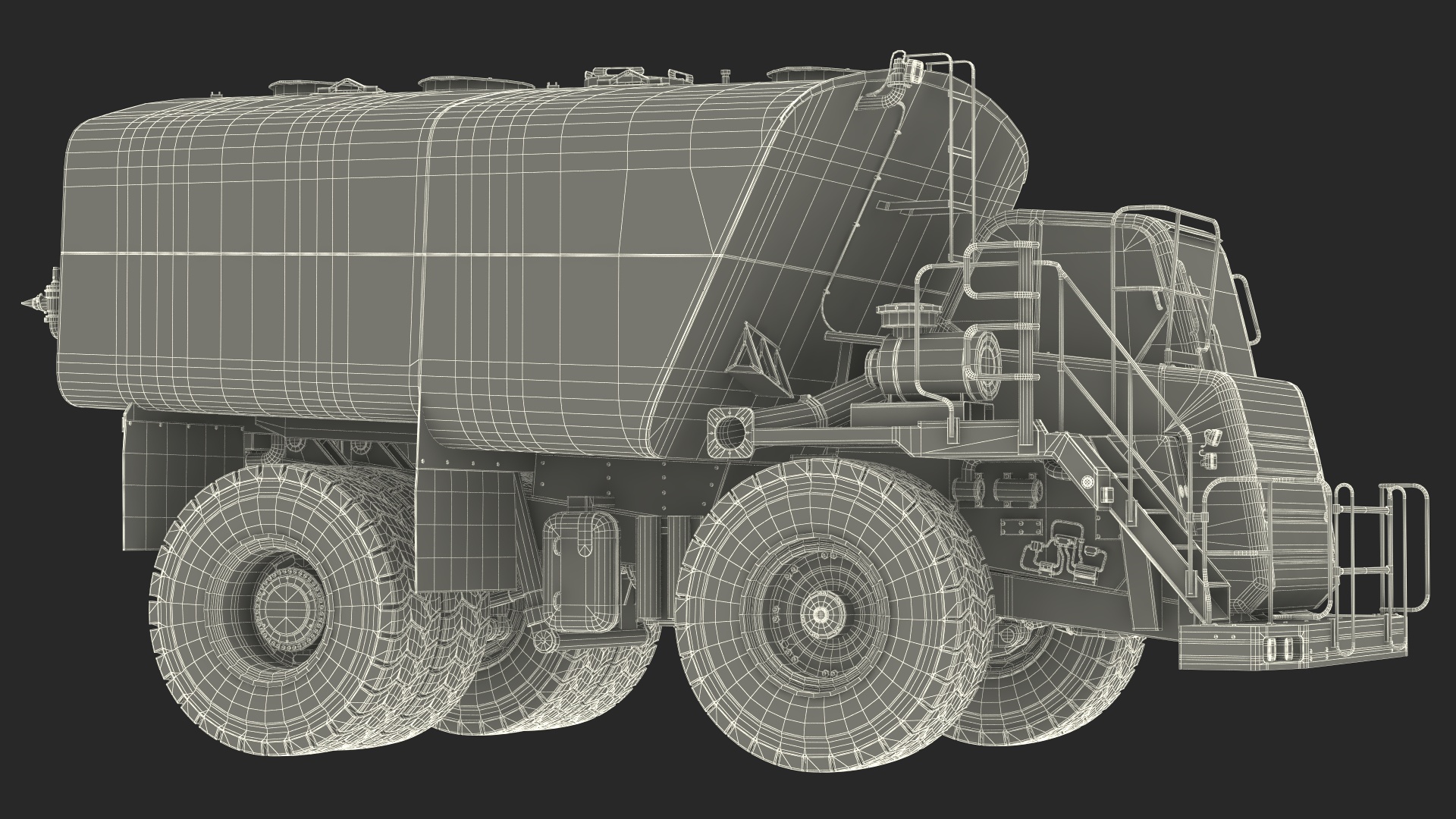 3D model Big Water Truck