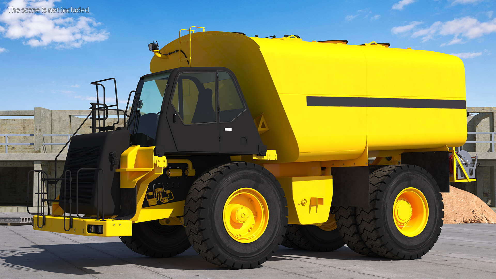 3D model Big Water Truck