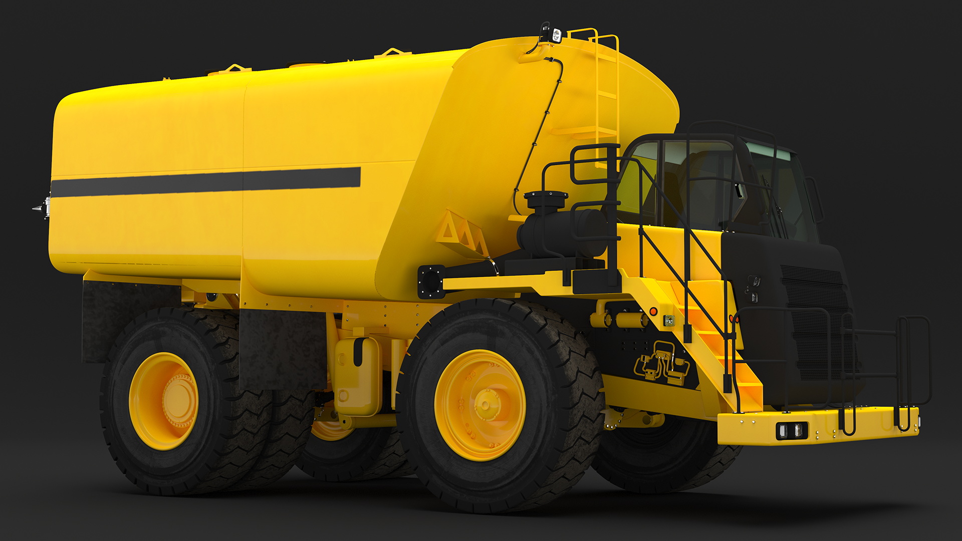 3D model Big Water Truck