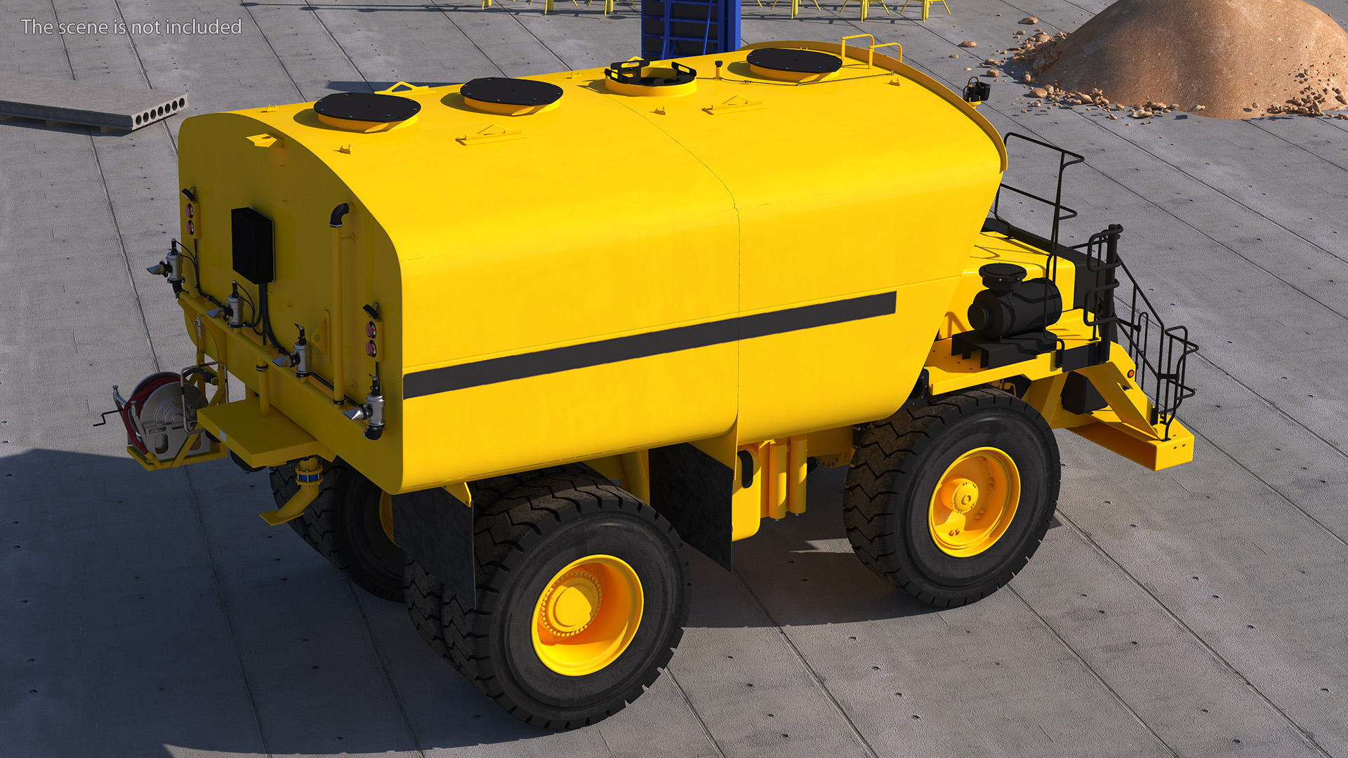 3D model Big Water Truck