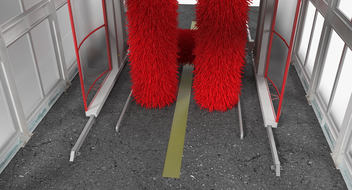 3D Automatic Vehicle Wash System Generic Fur