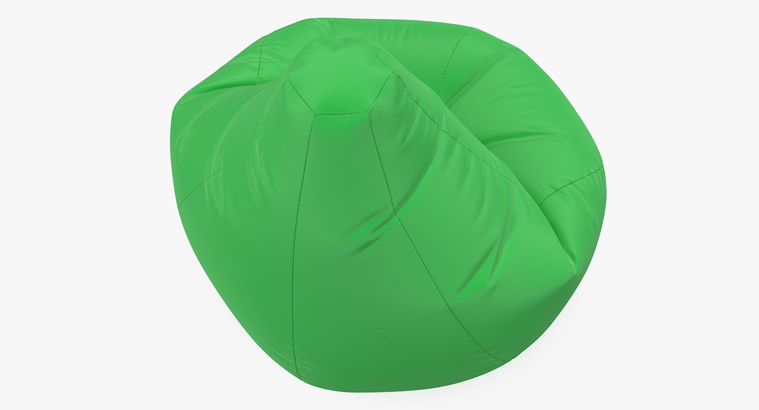 3D Star Bean Bag Chair Nylon Green