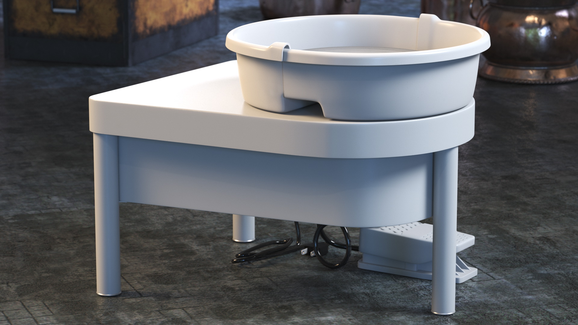Electric Pottery Wheel 3D