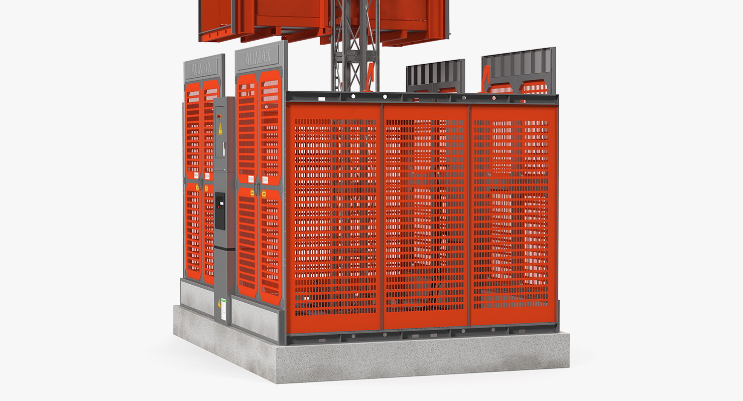 3D Heavy Duty Construction Lift model