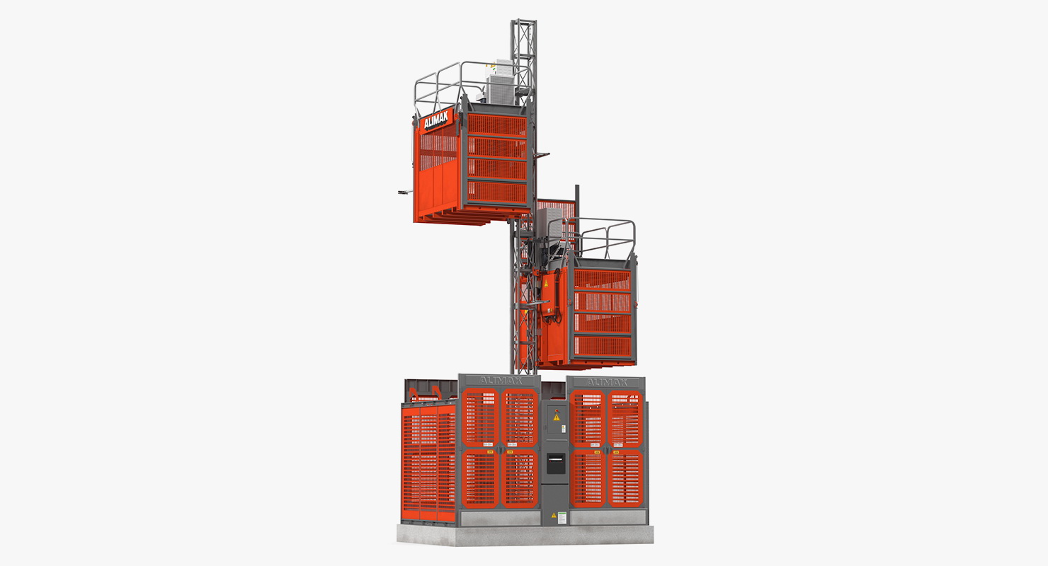 3D Heavy Duty Construction Lift model