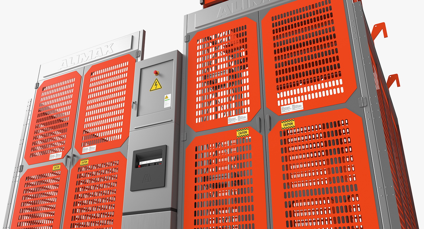 3D Heavy Duty Construction Lift model