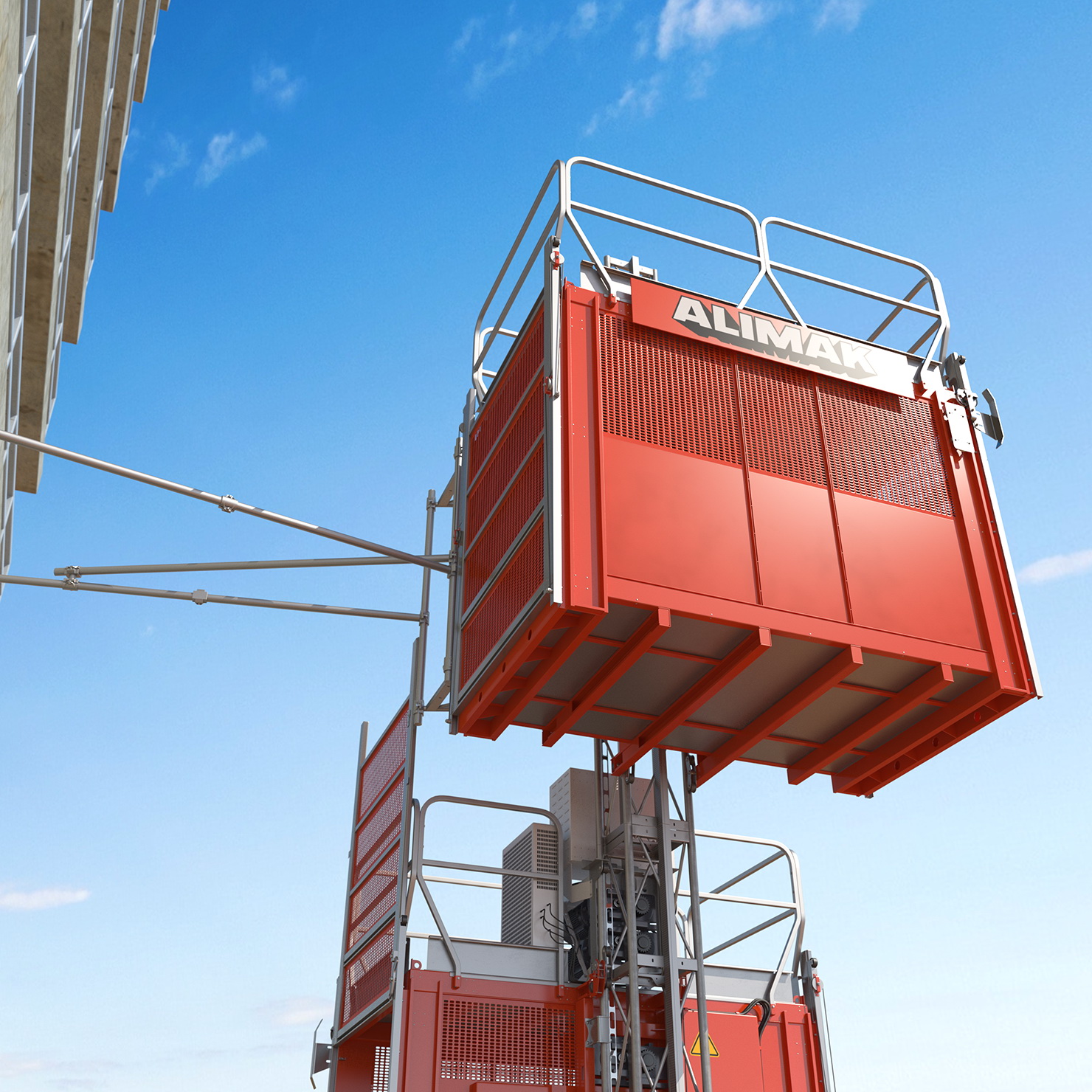 3D Heavy Duty Construction Lift model