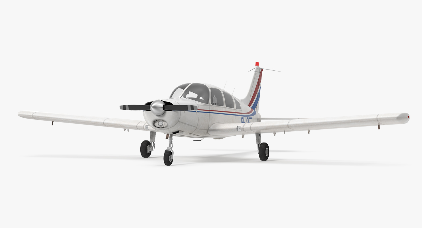 Civil Utility Aircraft Piper PA 28 161 Cherokee 3D
