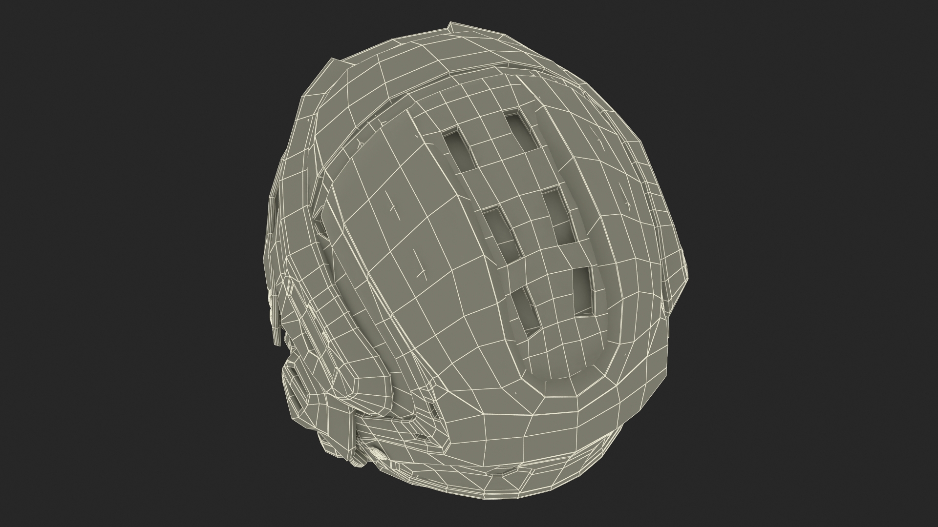 3D Hockey Helmet Calgary Flames model