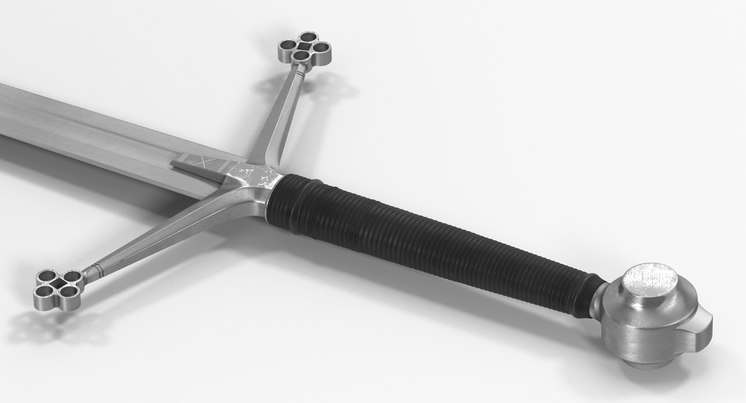3D Scottish Claymore Sword model
