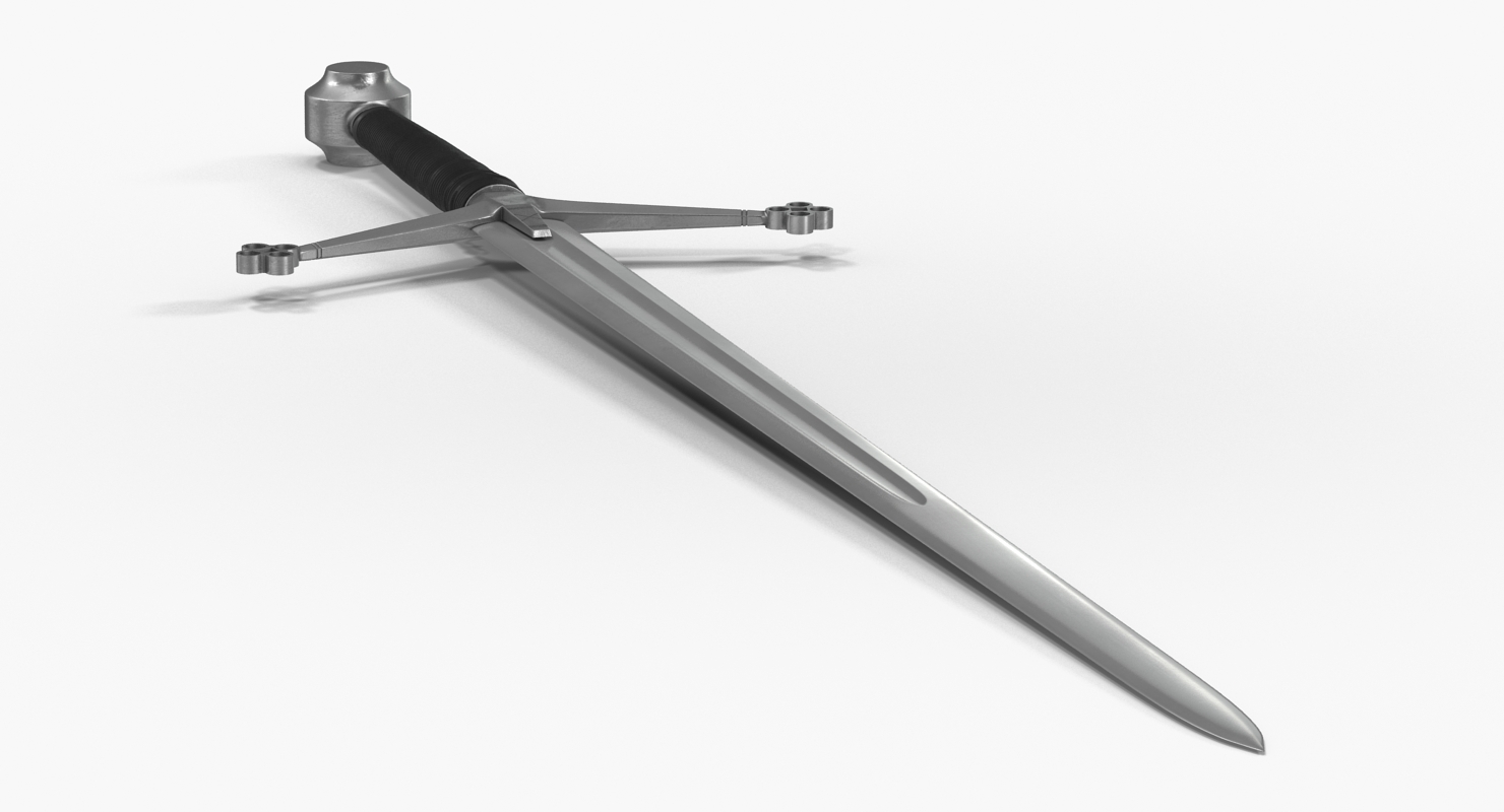 3D Scottish Claymore Sword model