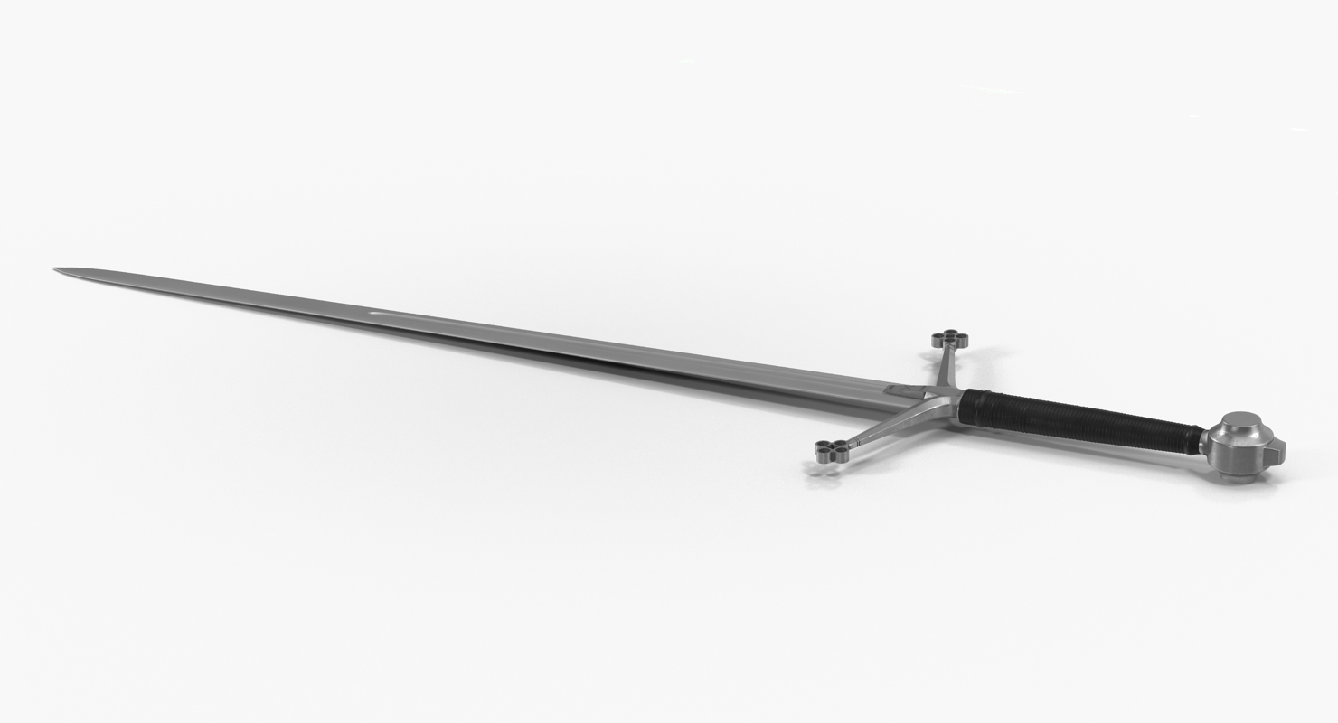 3D Scottish Claymore Sword model