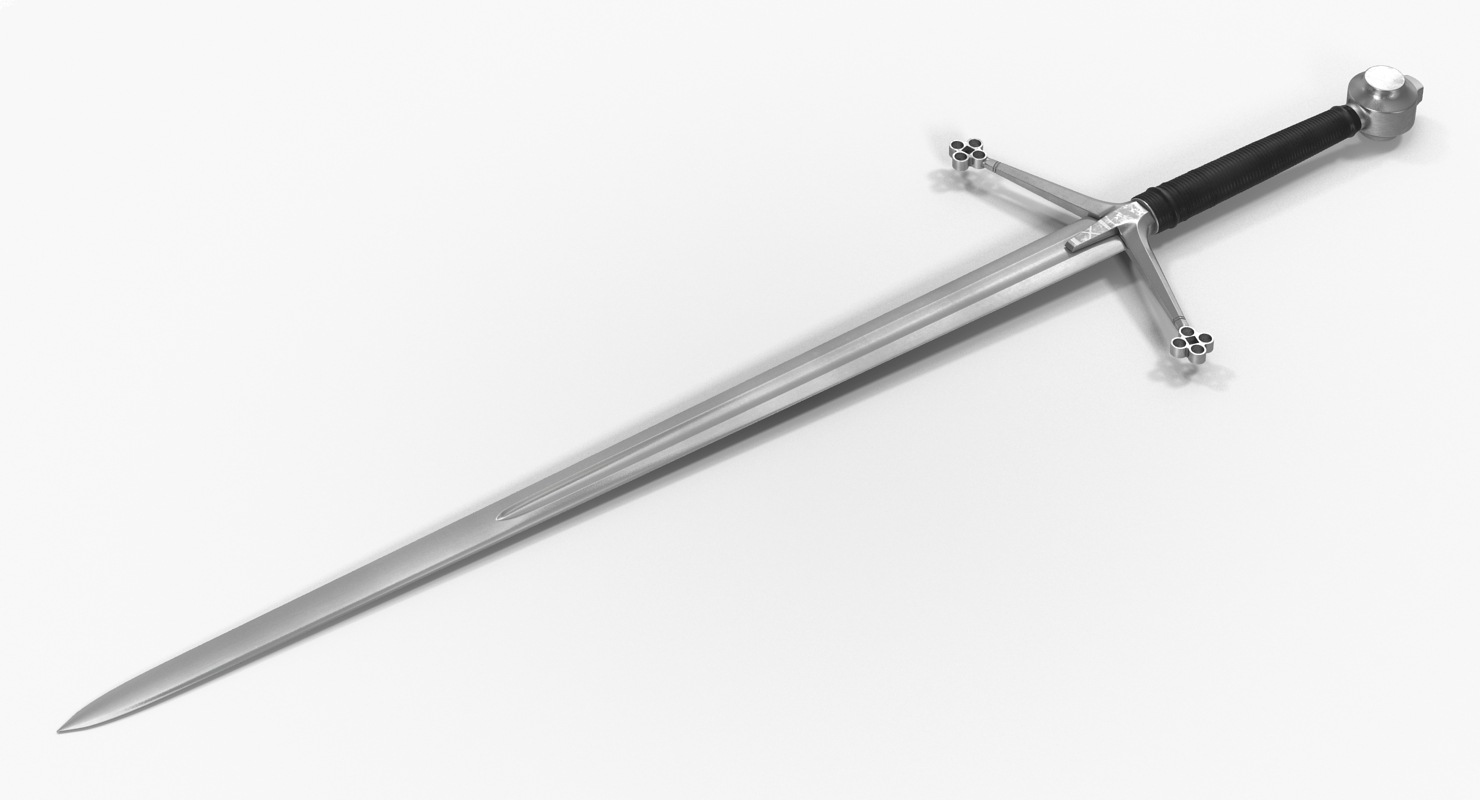 3D Scottish Claymore Sword model