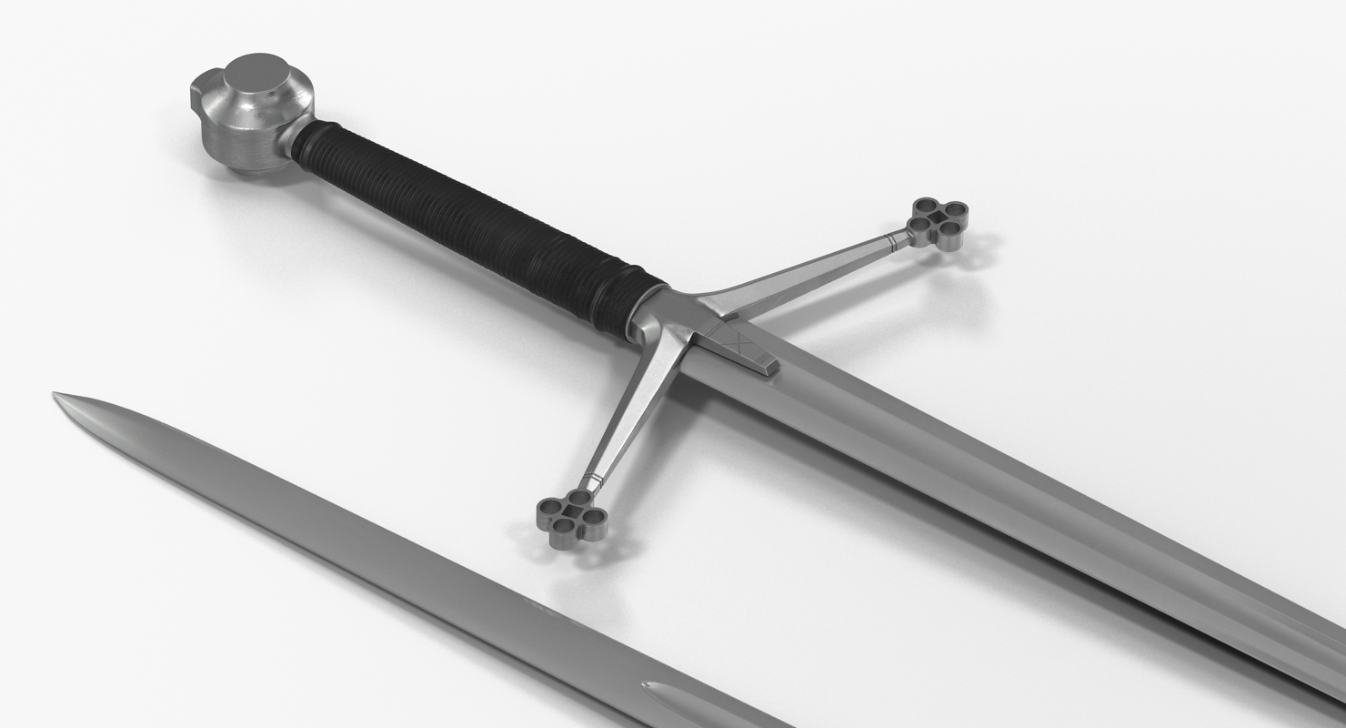 3D Scottish Claymore Sword model